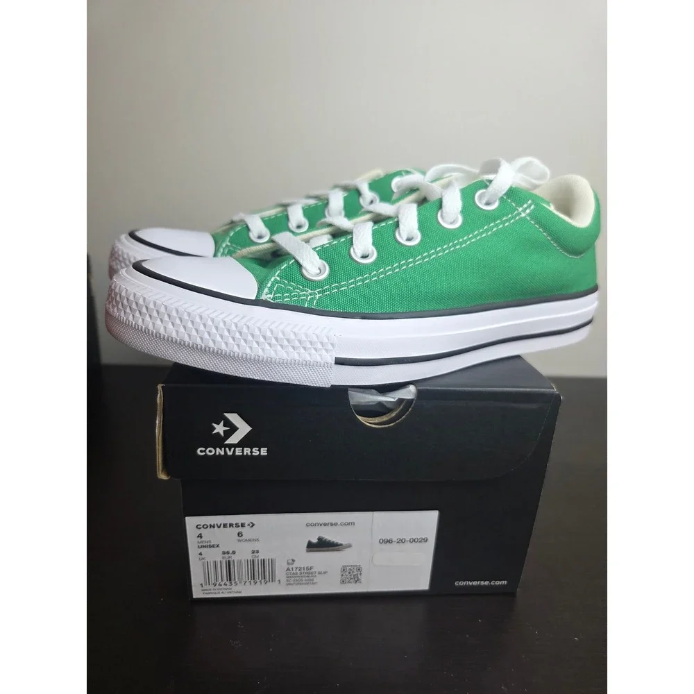 Converse Kids CTAS Street OX Sneakers Green A17176F Size 1 Youth